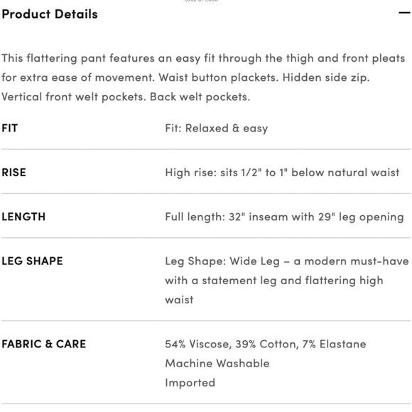 Ann Taylor Wide Leg Sailor Palazzo Pant - Picture 4 of 4